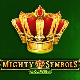Mighty Symbols Crowns online game logo by Wazdan on instaspins.uk.com